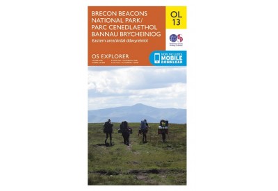 OS Explorer Map OL13 - Brecon Beacons National Park including the Black Mountains (1:25,000 scale)